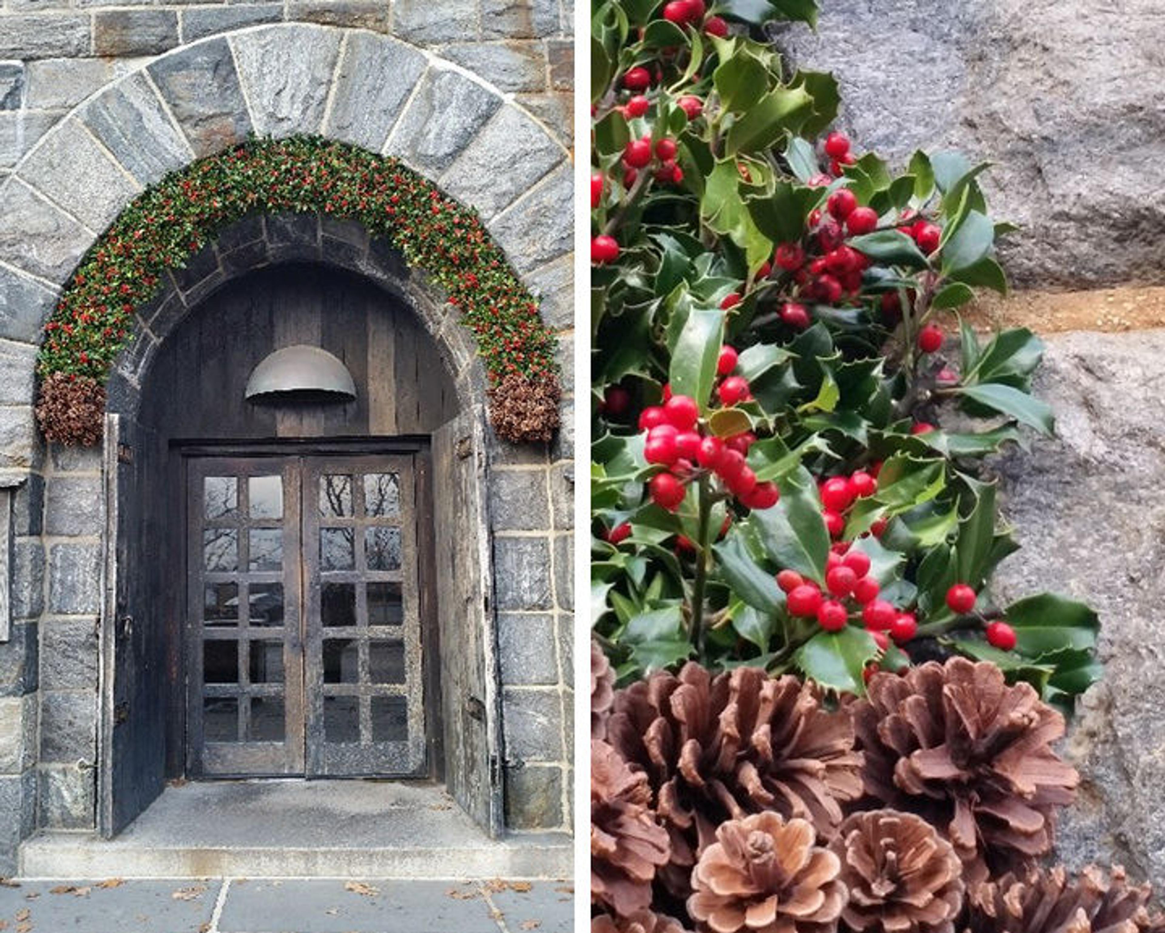 Christmastide decorations at The Met Cloisters