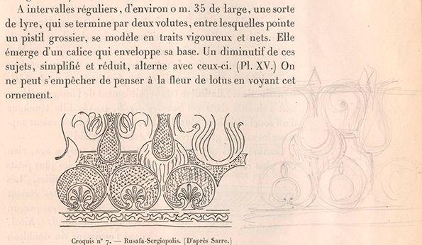 Falsch! Herzfeld’s corrections to Viollet’s reconstructions of a frieze at Rusafa (Syria)