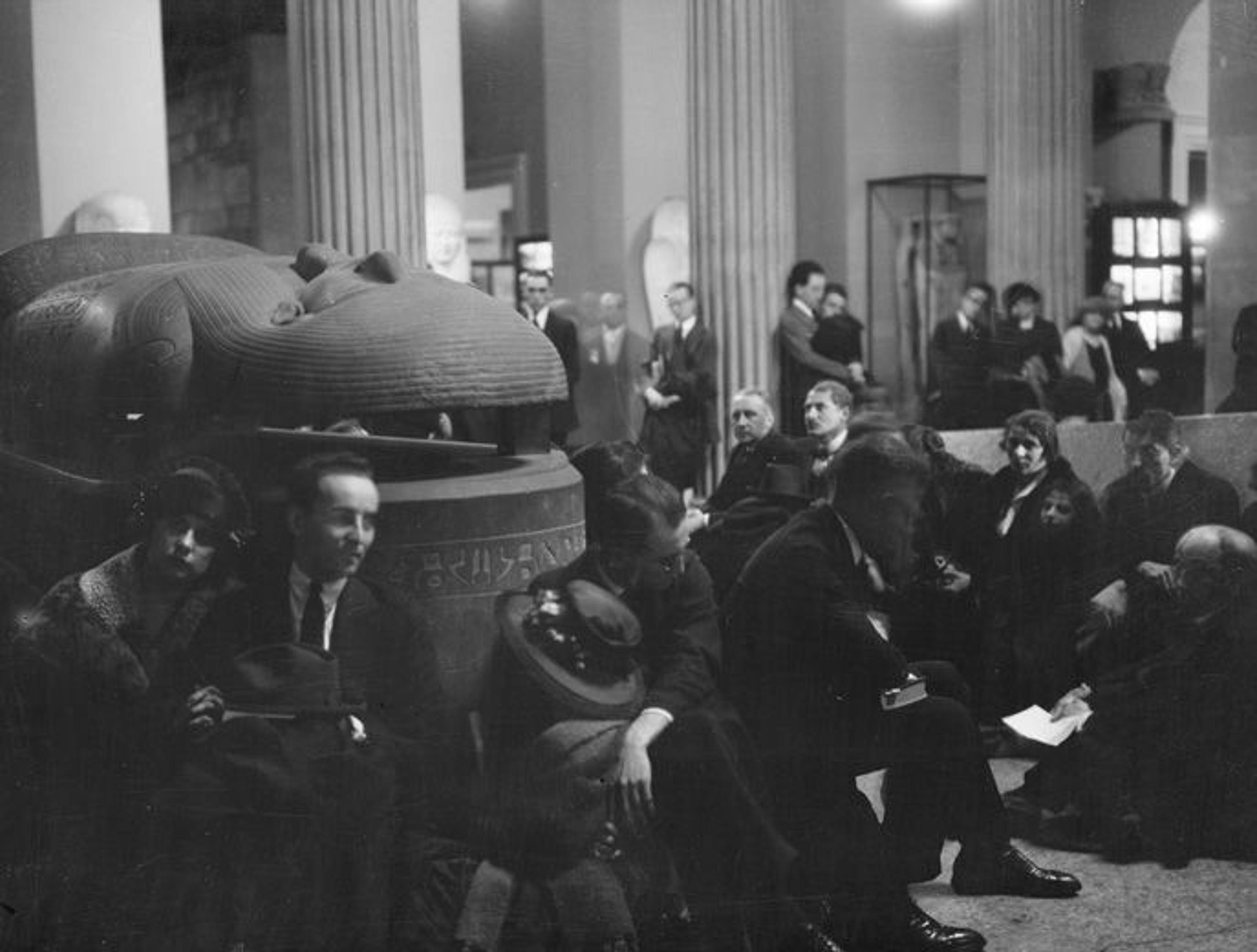 Attendees to a concert by The Symphony Society of New York