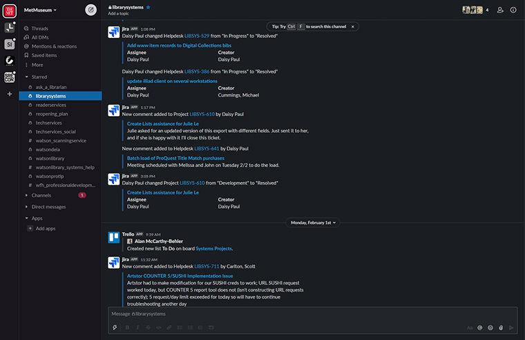 Slack Snapshot