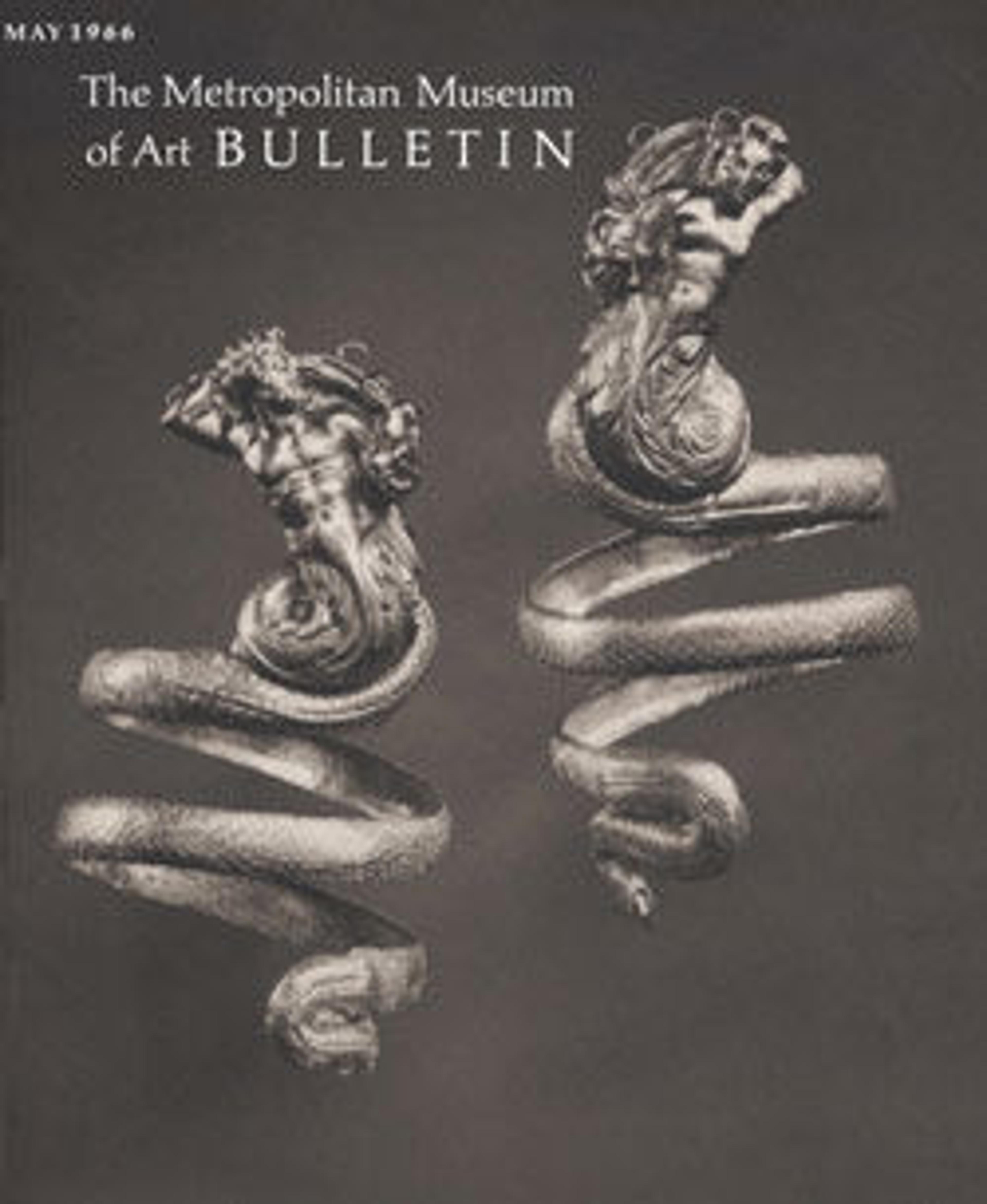 The Metropolitan Museum of Art Bulletin, v. 24, no. 9 (May, 1966)