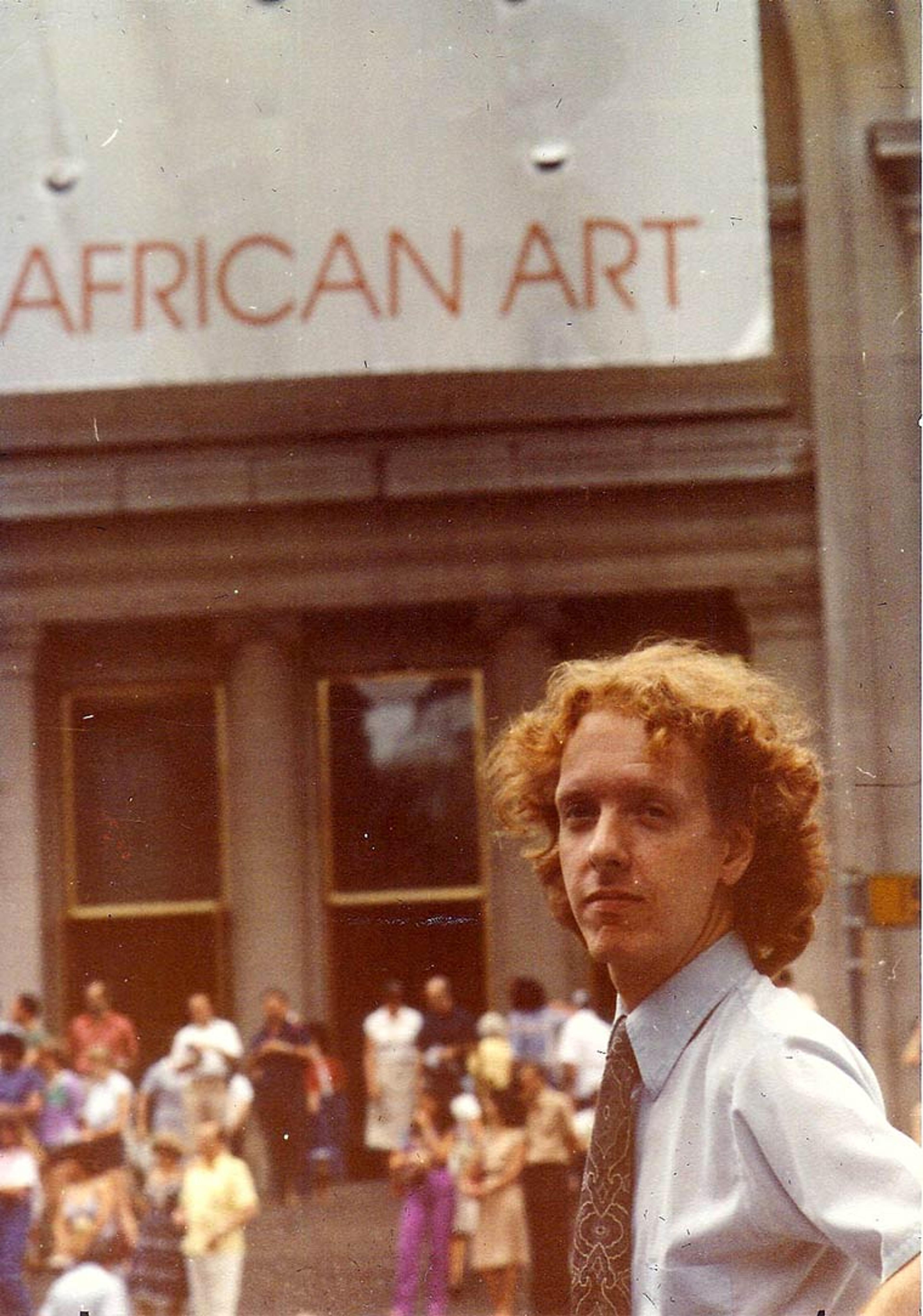Ross Day in front of Met