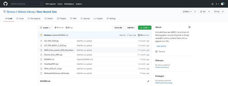 Screenshot of the GitHub homepage