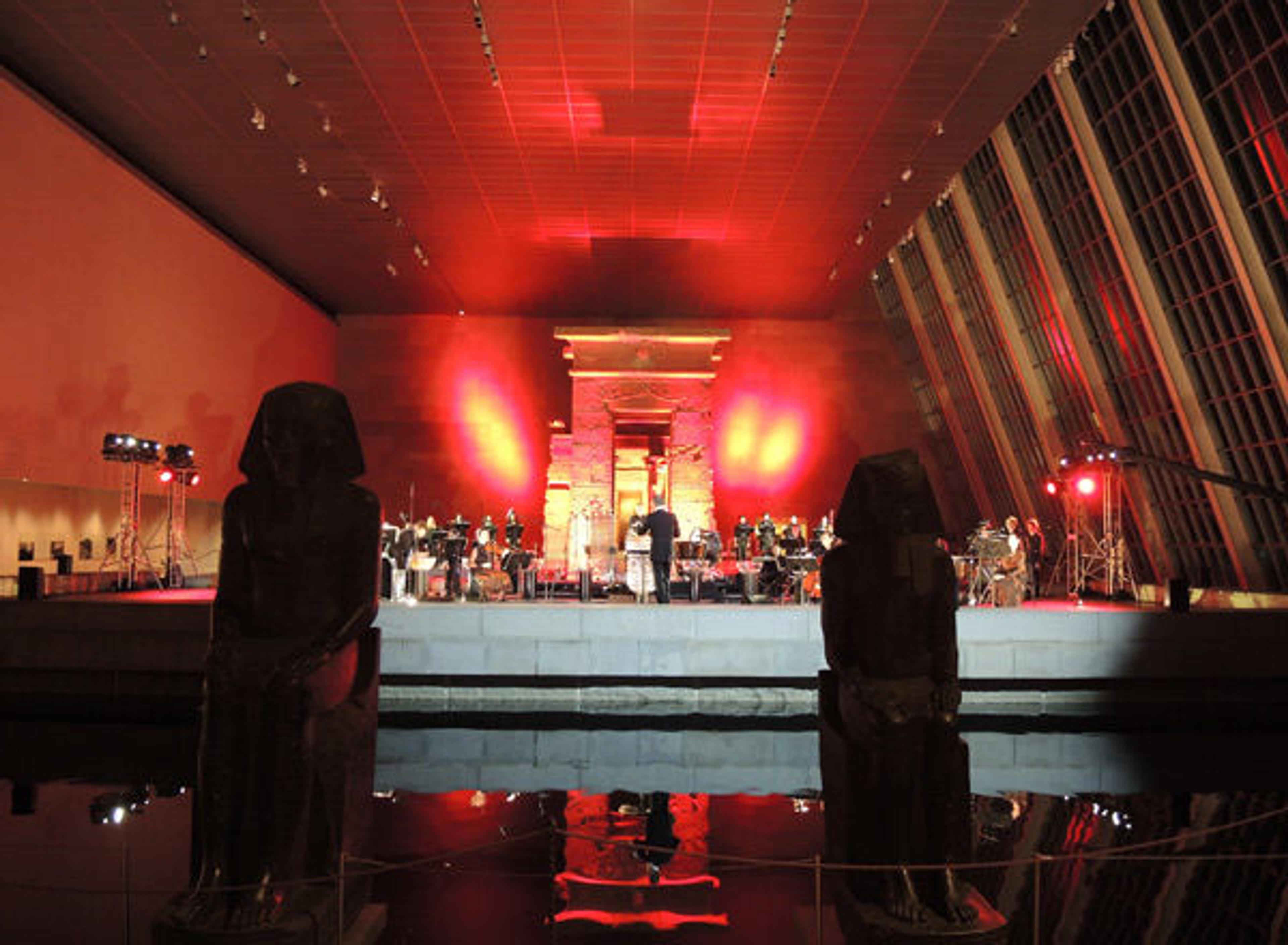 Tan Dun's Water Passion performed in The Temple of Dendur in The Sackler Wing