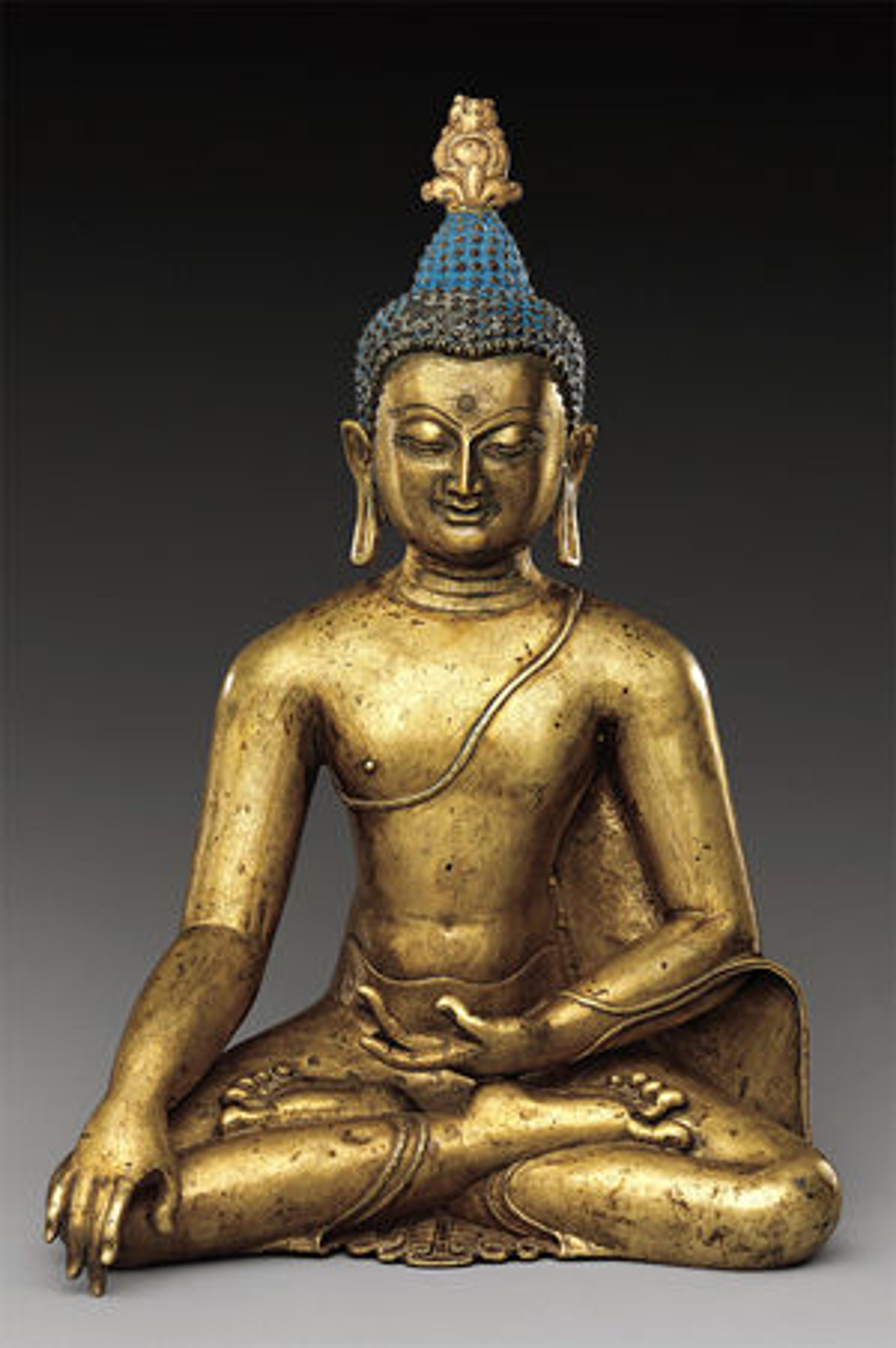 Seated Buddha Reaching Enlightenment. Central Tibet, 11th or 12th century