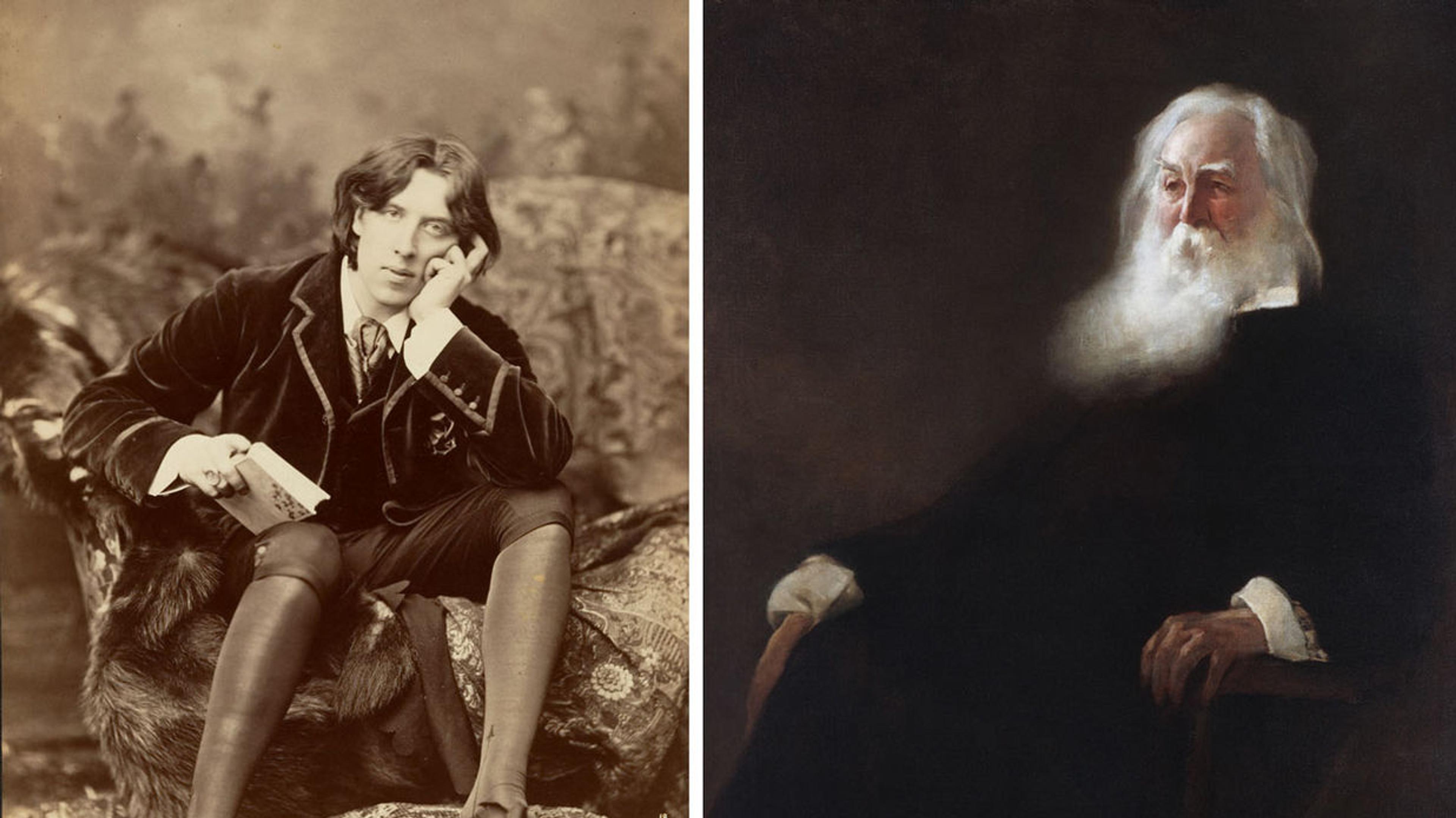 Oscar Wilde and Walt Whitman