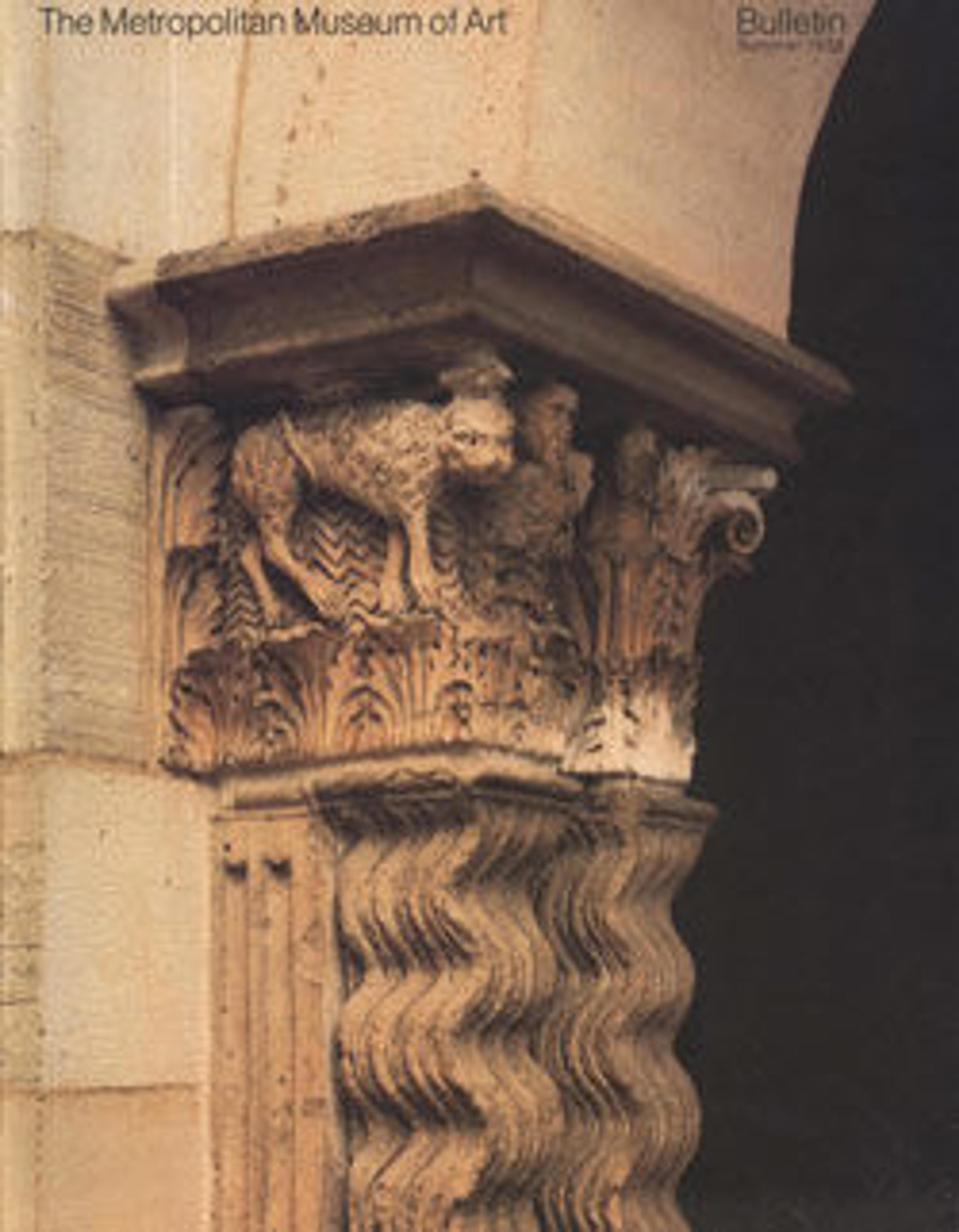 "George Grey Barnard: The Cloisters and The Abbaye": The Metropolitan Museum of Art Bulletin, v. 37, no. 1 (Summer, 1979)