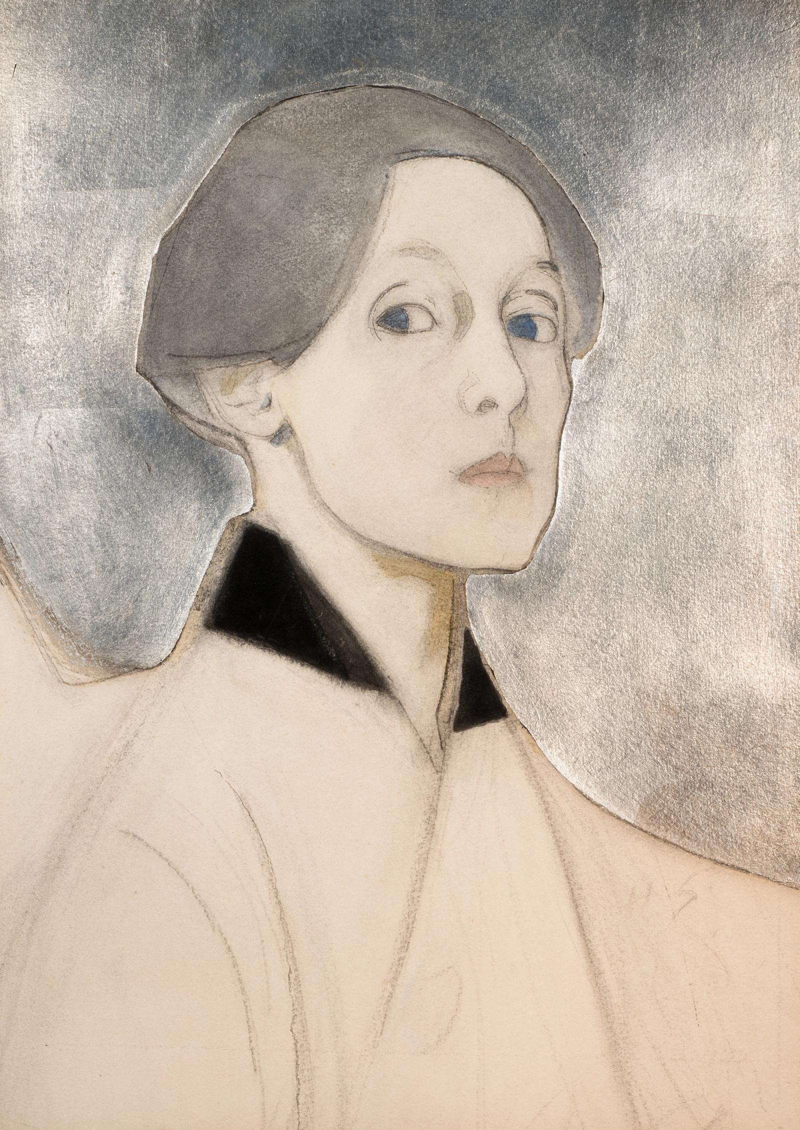 Self-Portrait in Profile