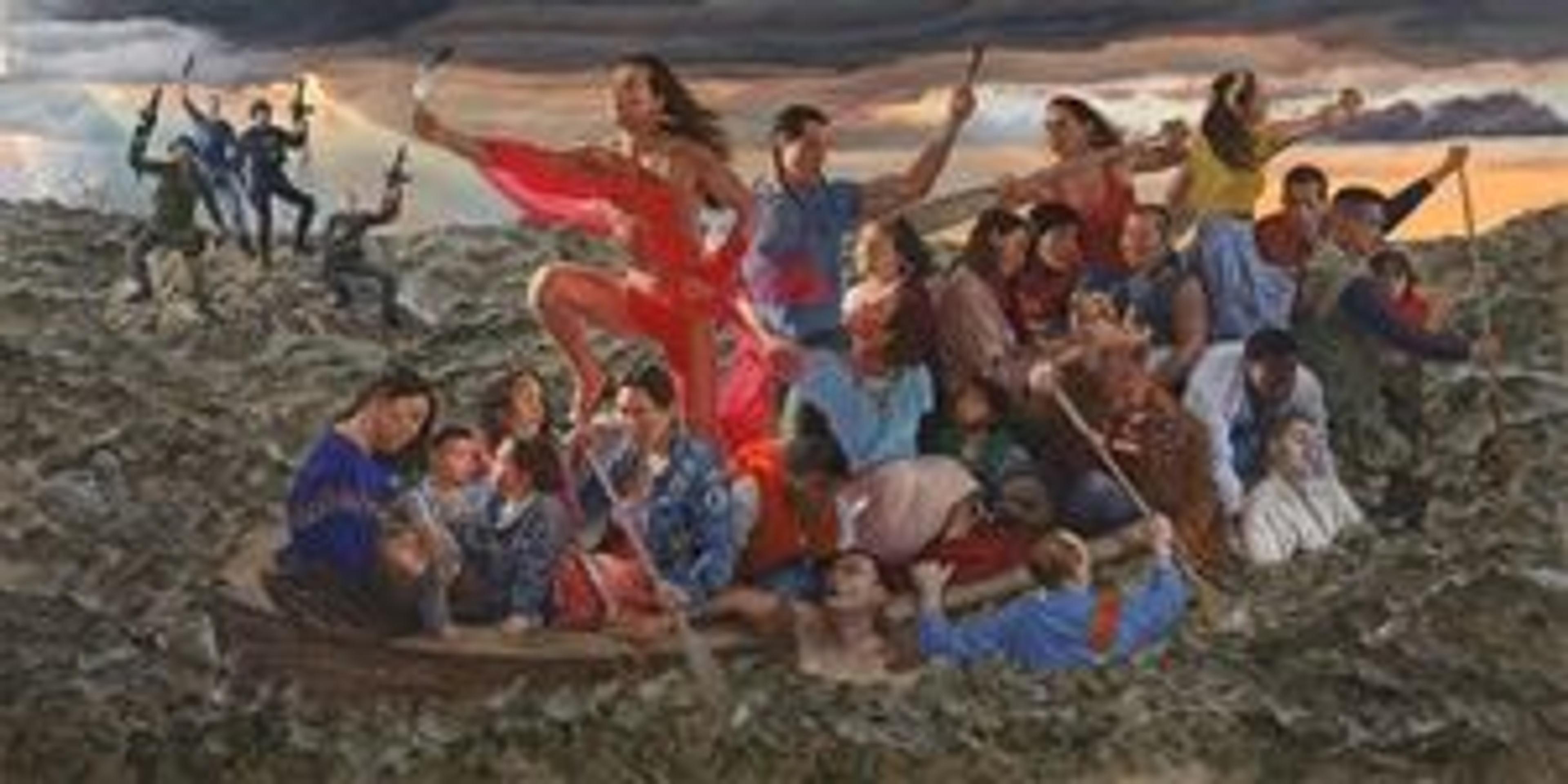 The Great Hall Commission: Kent Monkman, mistikôsiwak (Wooden Boat People)