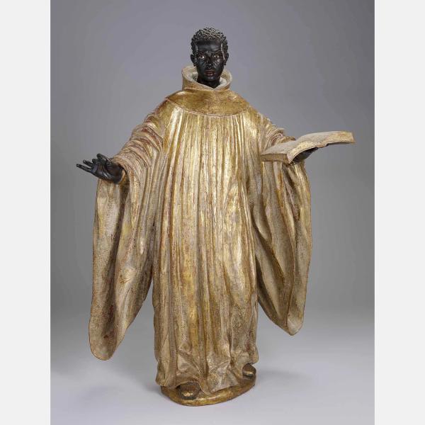 Cover Image for 635. Saint Benedict of Palermo, Attributed to José Montes de Oca, Spanish, 1675-1750