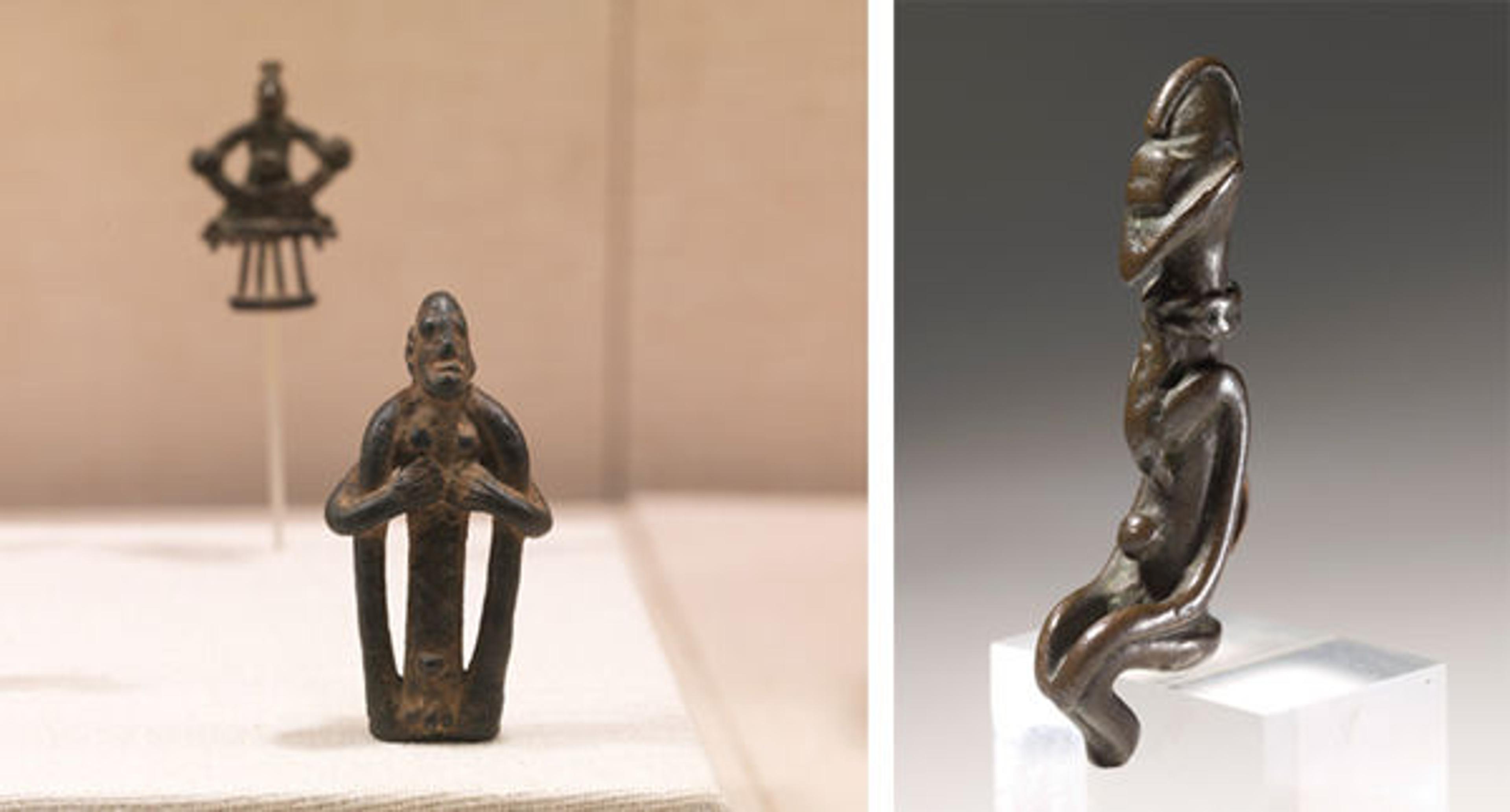 Figure of a Contortionist and Seated Figure