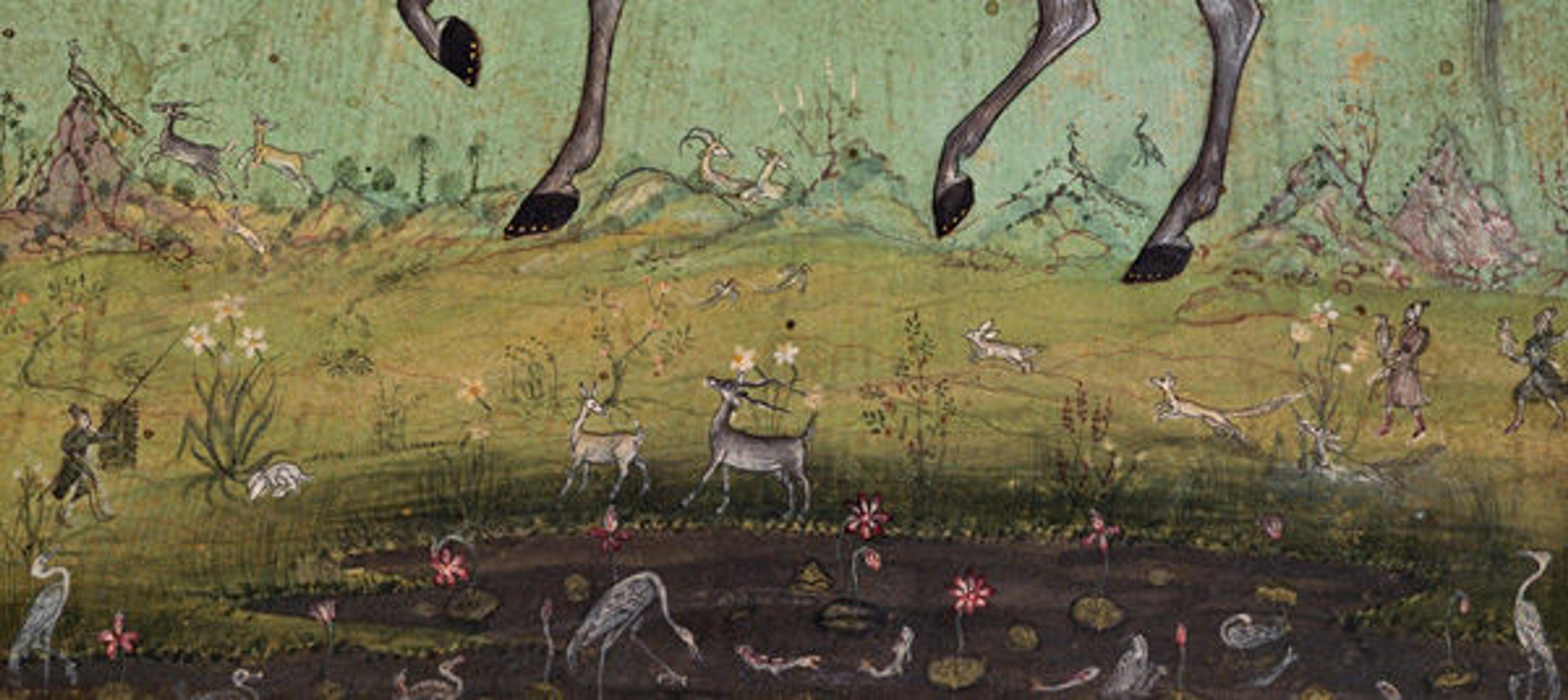 Portrait of a Golden Prince, detail