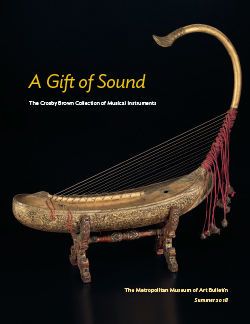 A Gift of Sound: The Crosby Brown Collection of Musical Instruments