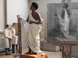 Black Apollo diptych (Once Again... Statues Never Die)