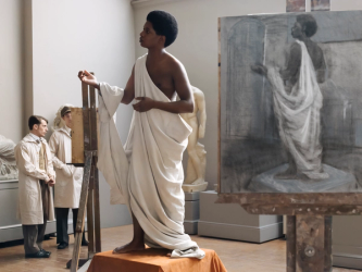 Black Apollo diptych (Once Again... Statues Never Die)