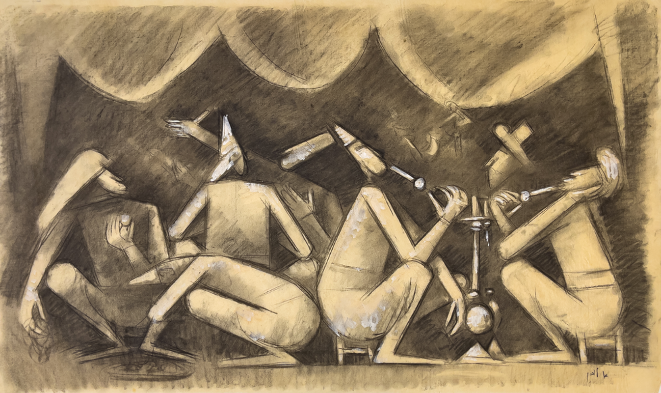 A group of smokers