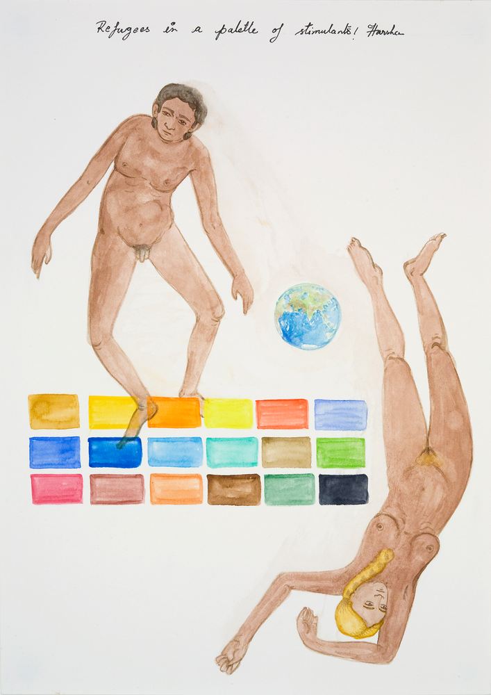 Refugees in a palette of stimulants!