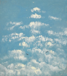 Rising Clouds and Gulls