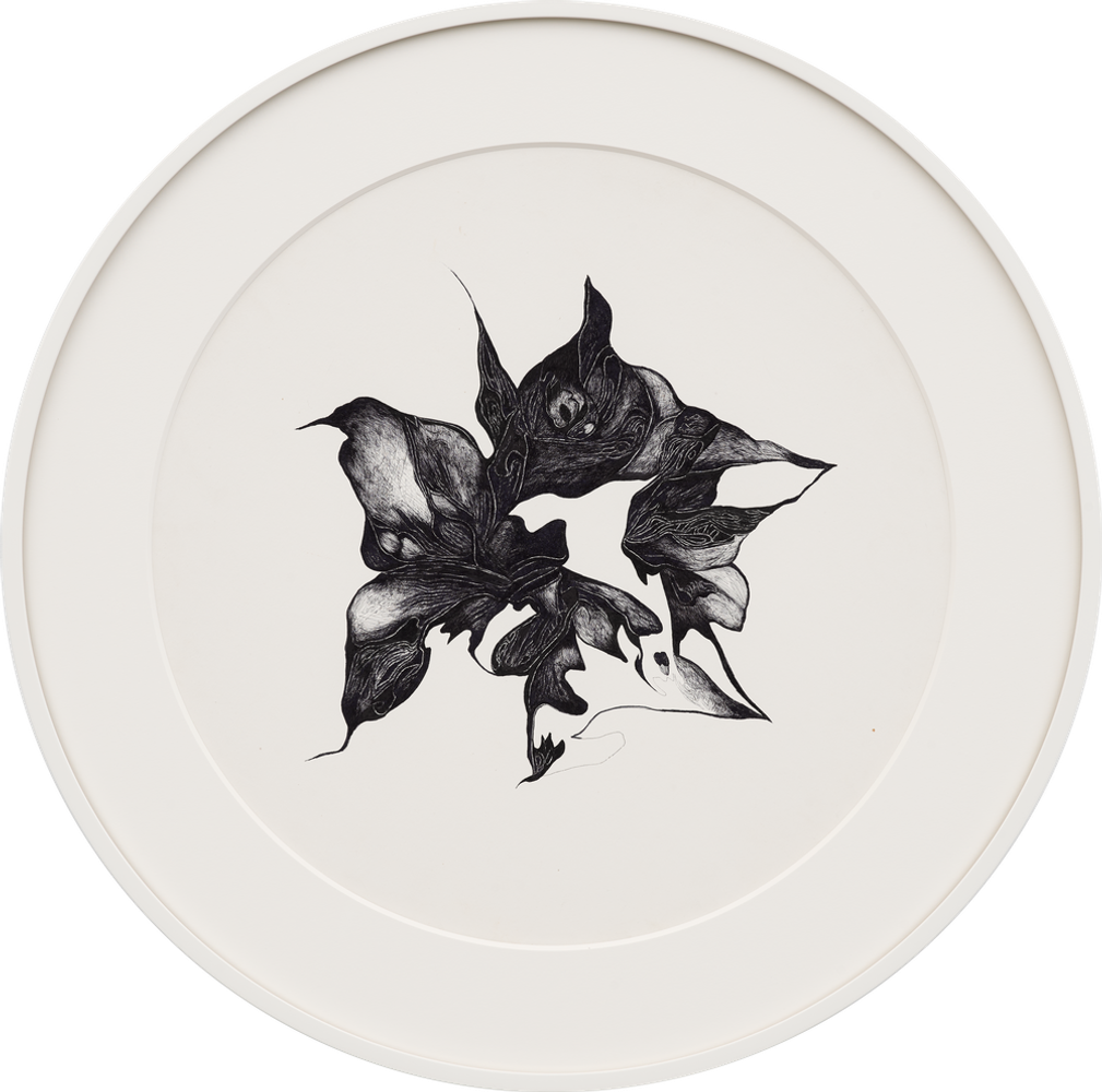 Floral Figure (Tondo)