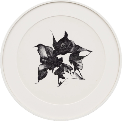Floral Figure (Tondo)