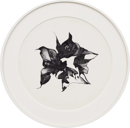 Floral Figure (Tondo)