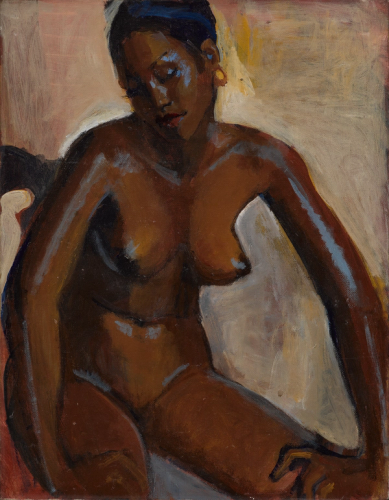 Sitting Female Nude