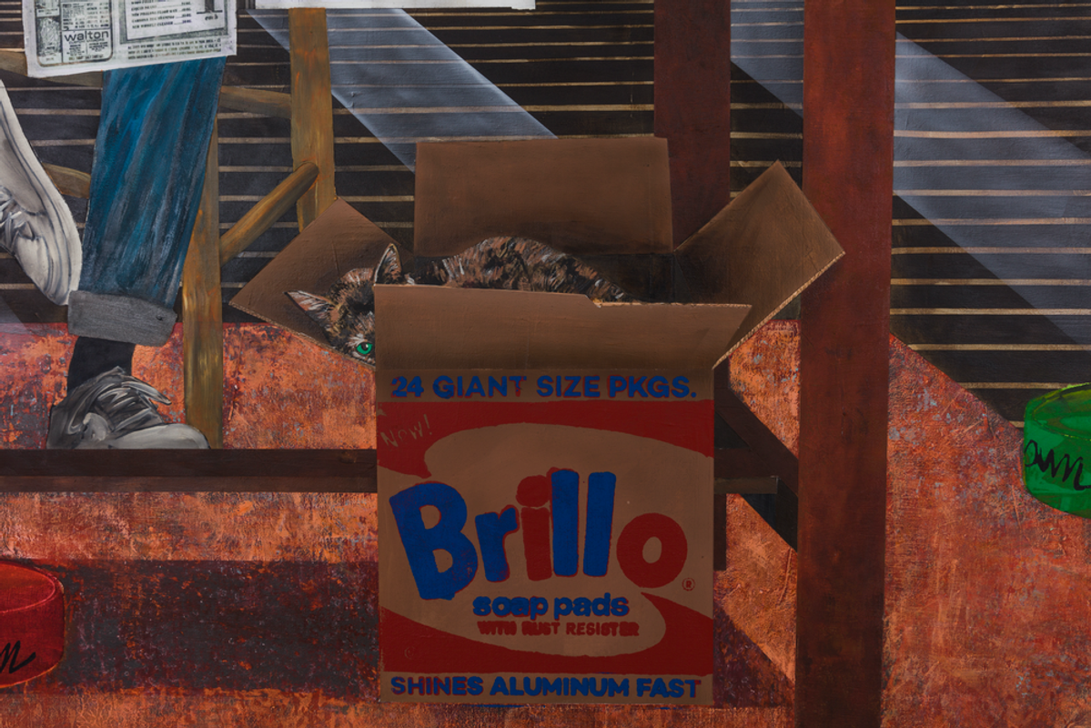Conceptual Artist #7 (A Warhol enthusiast, his 26th studio mate completes the story)