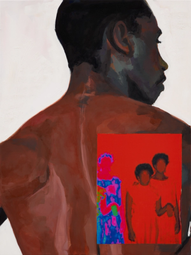 Burning Woman (Left Panel)