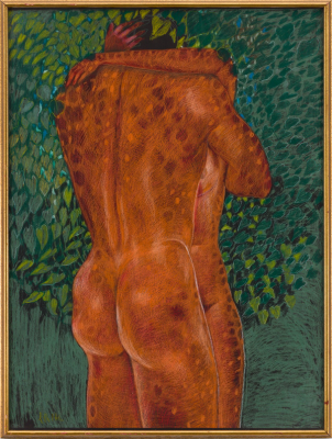 Nude Lovers Embracing