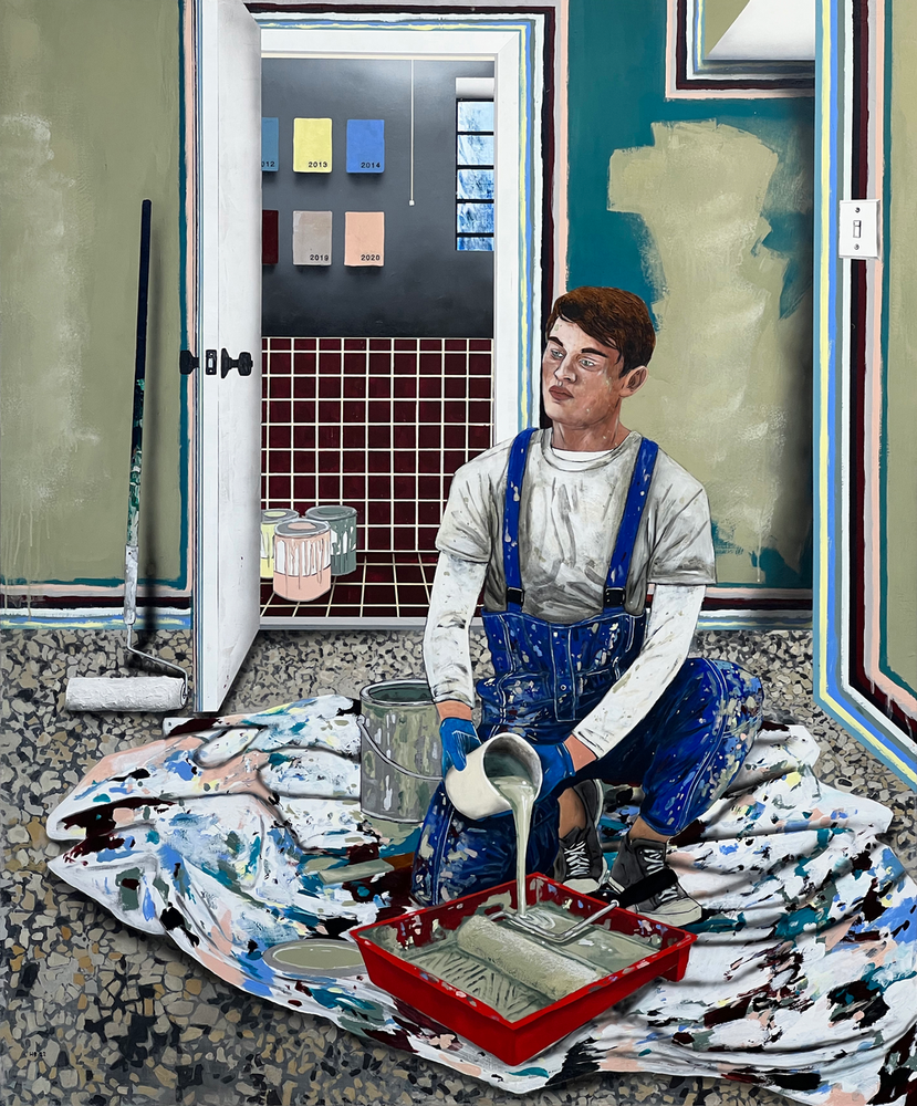 Conceptual Artist #4 (Objectively neutral, each January he re-paints the walls of his studio an official ‘Colour of the Year’)