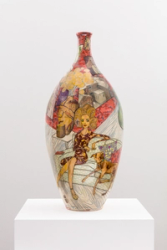 Thin Woman with Painting