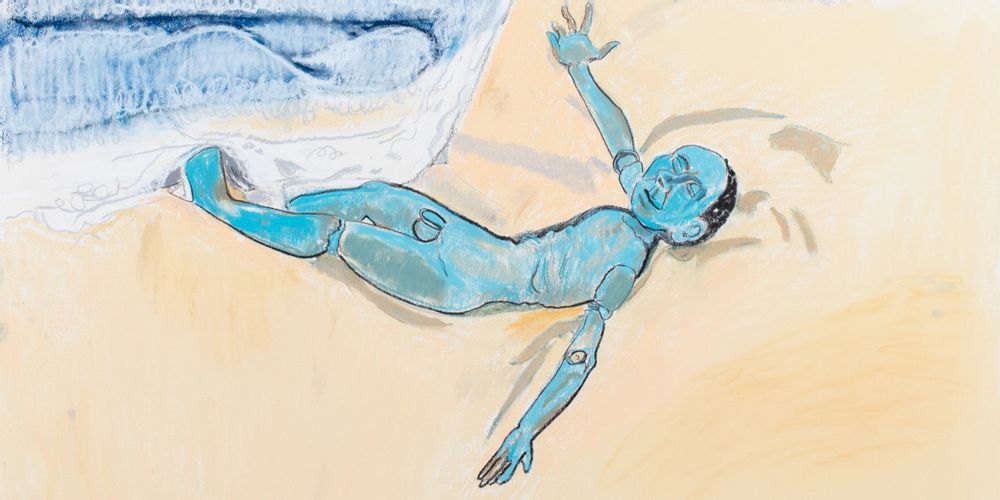 The Sky was Blue the Sea was Blue and the Boy was Blue 