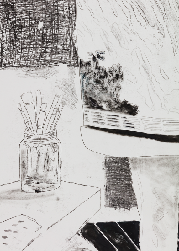 Conceptual Artist #1 (He exclusively mixes his paints with water from Niagara Falls)
