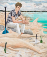 Conceptual Artist #10 (A sand sculptor and environmentalist, he exclusively carves scenes of mass ‘beachings’)