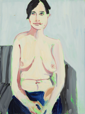 Hettie in Blue Tights