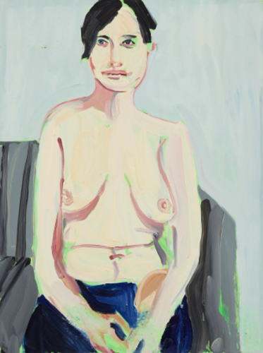 Hettie in Blue Tights