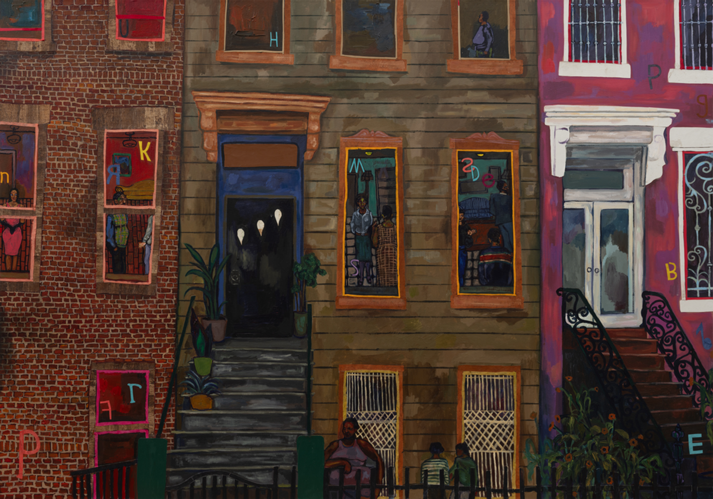 Street Scene in Bed-Stuy