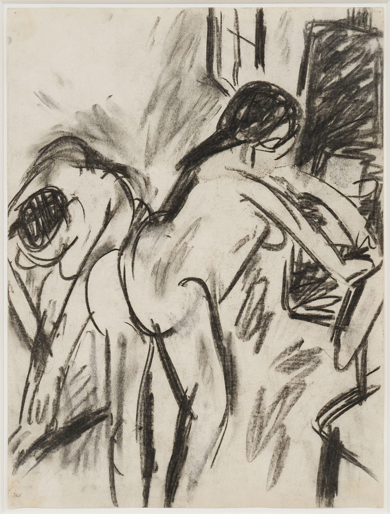 Two Models in Studio, Arms Advanced