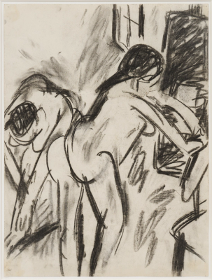 Two Models in Studio, Arms Advanced