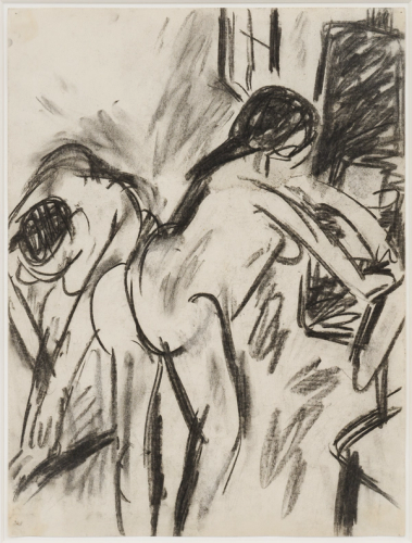 Two Models in Studio, Arms Advanced