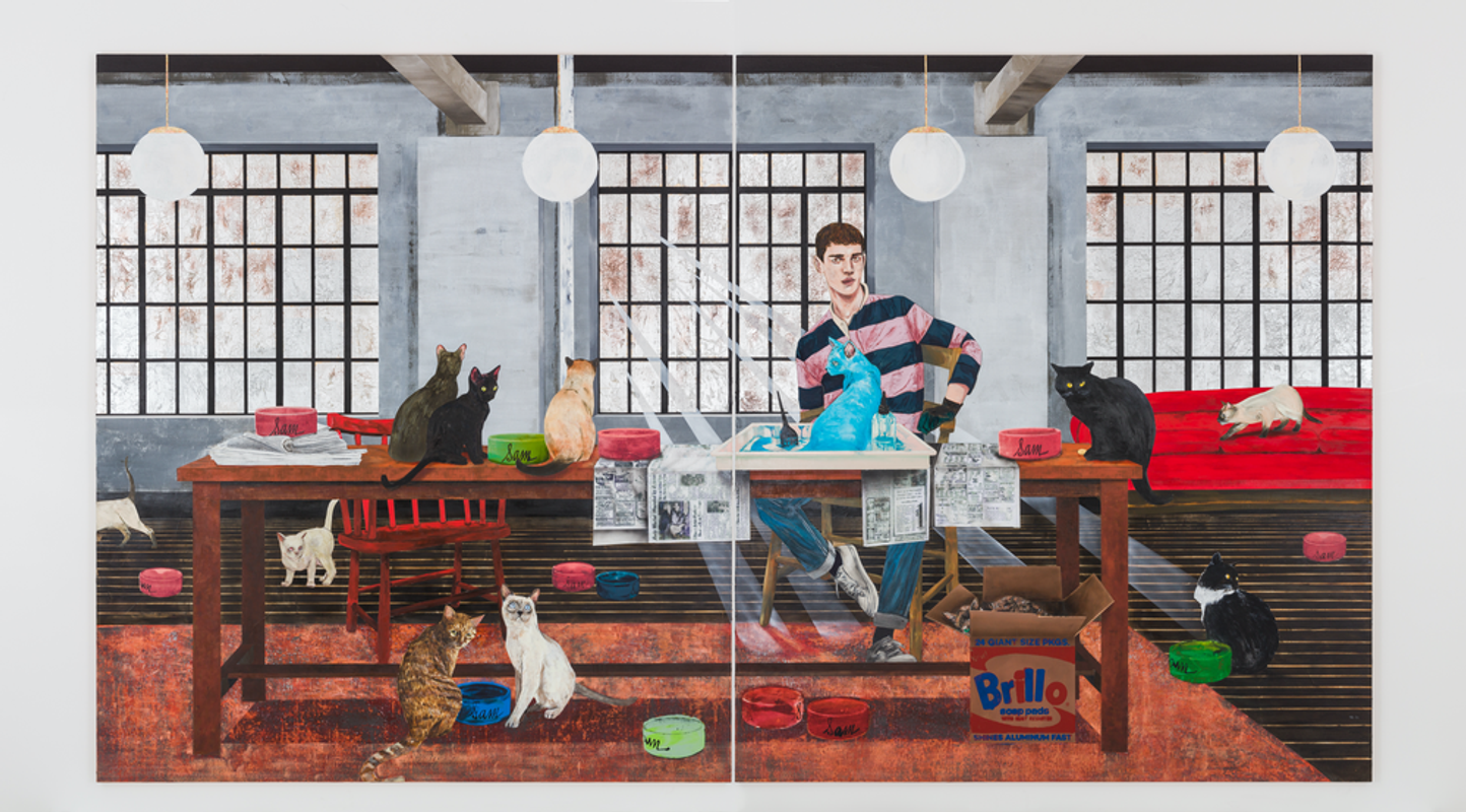 Conceptual Artist #7 (A Warhol enthusiast, his 26th studio mate completes the story)