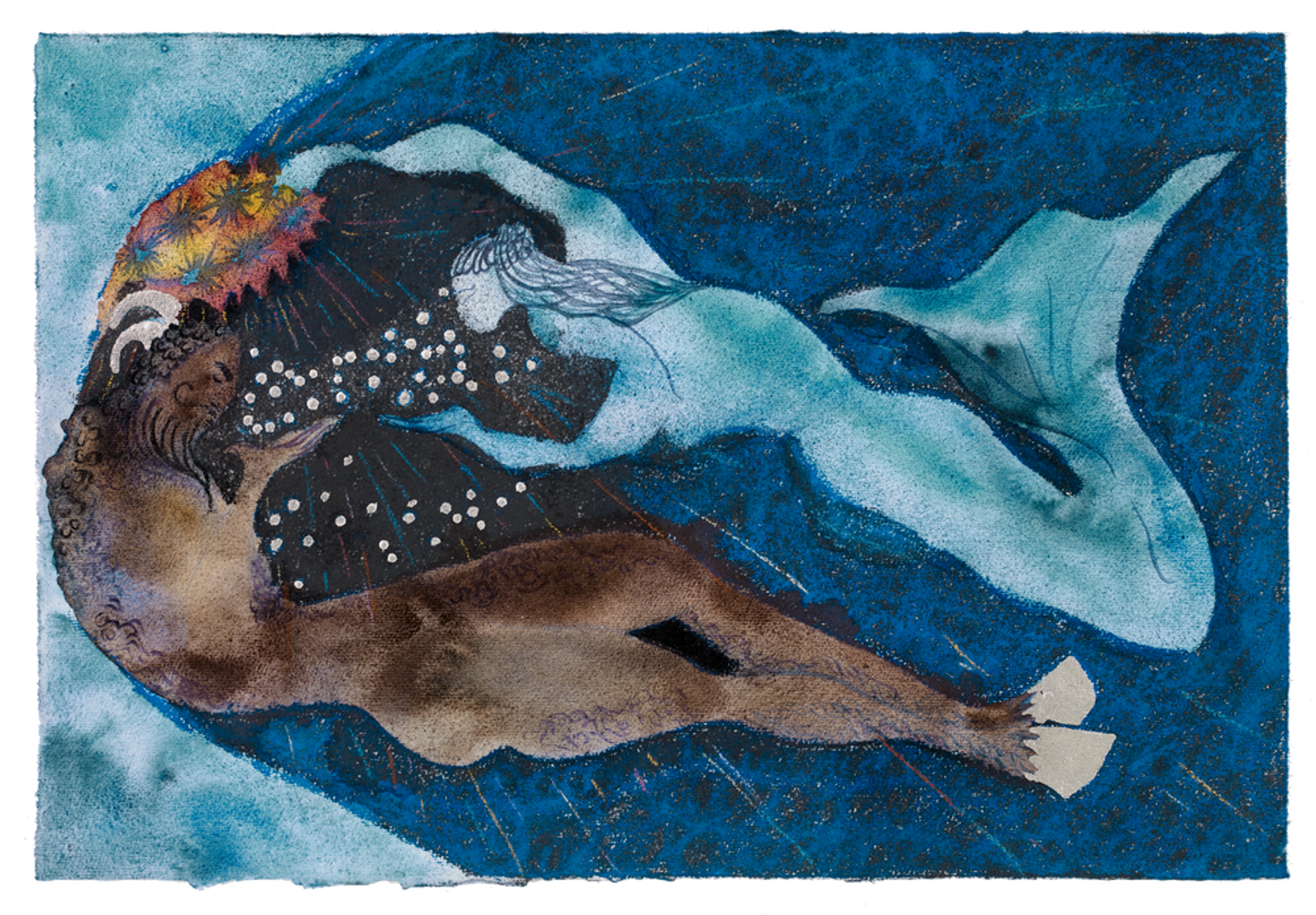 Crowning of a Satyr (Blue)