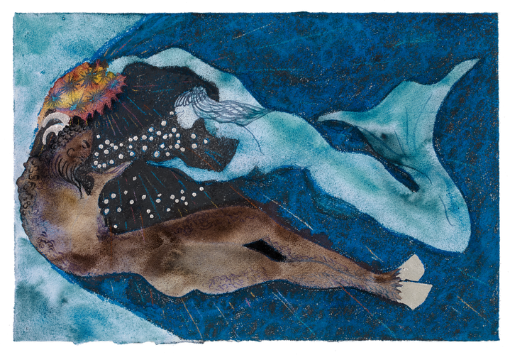 Crowning of a Satyr (Blue)