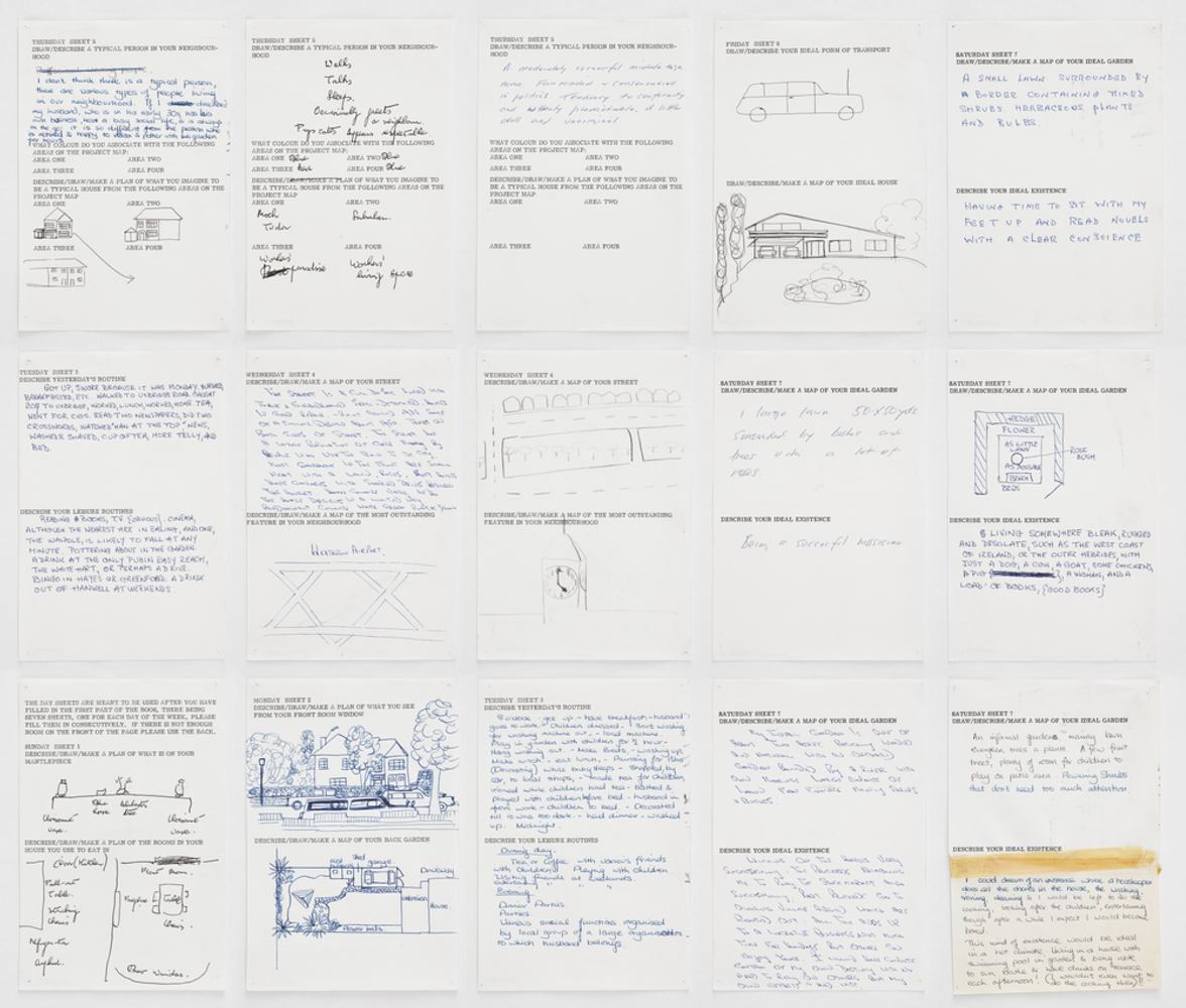 Response sheets