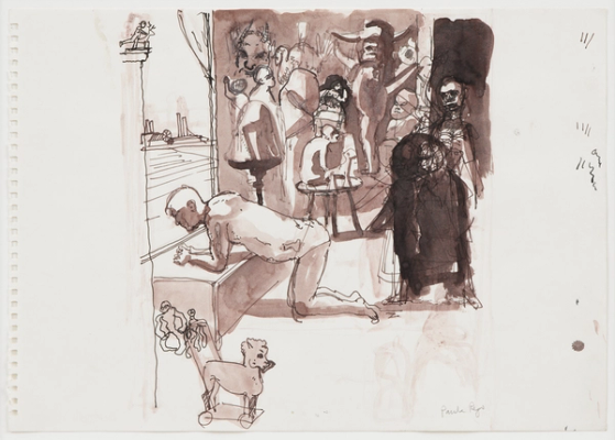 Study for The Artist in her Studio