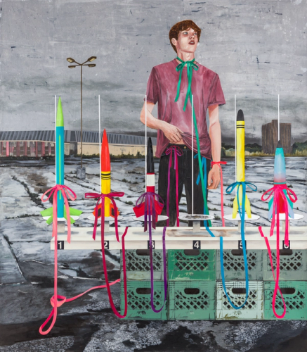 Conceptual Artist #9 (Performance based, his work is tied to the binds of gravity)