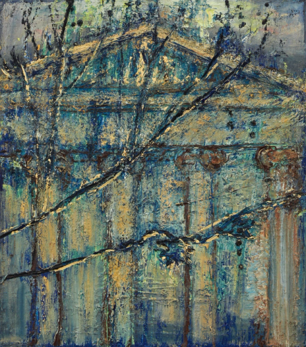 British Museum and Plane Tree Branches