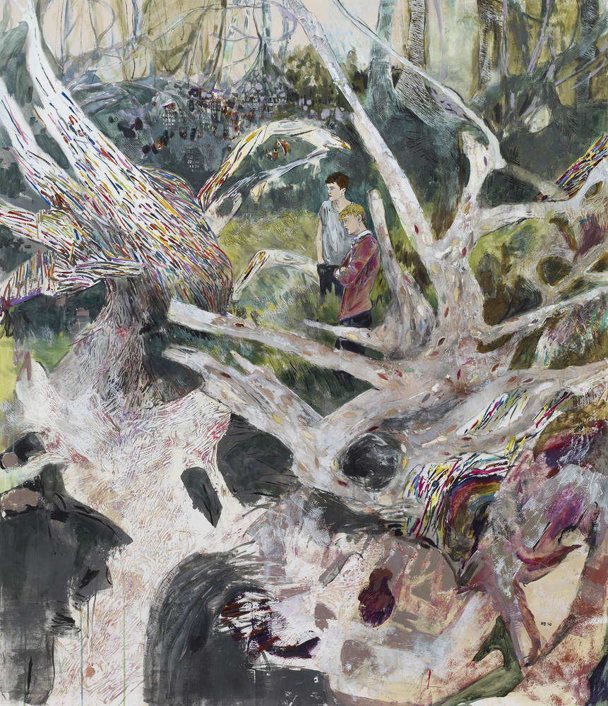 The Hallucinations of Poets (painted forest)
