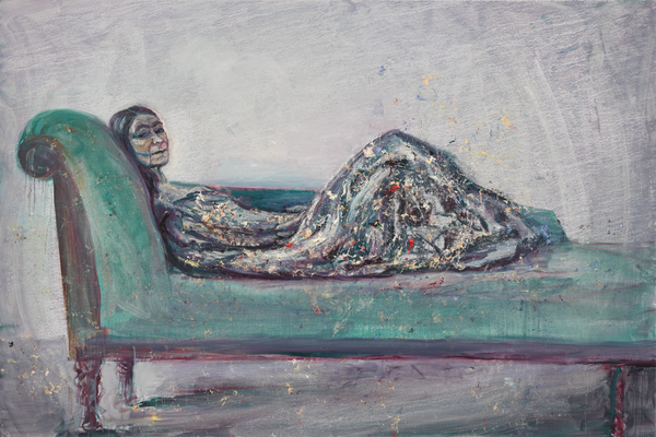 Reclining Painter