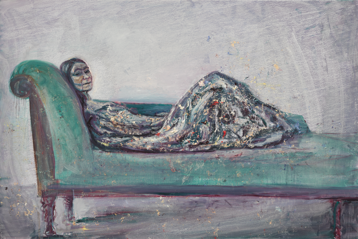 Reclining Painter